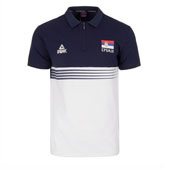 Peak Serbia national basketball team polo shirt 2024/25 - navy/white