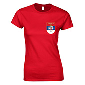 Red women T-shirt 