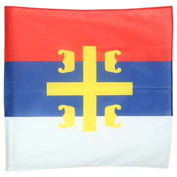 Мрежаста застава Србија 4С 100 x 100 цм