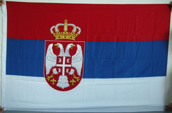 Застава Србија 150x100 цм