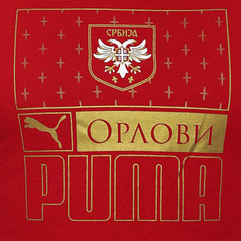 Пума мајица репрезентације Србије - црвена-1