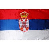 Званична застава Србије 2 м x 1 м са новим грбом